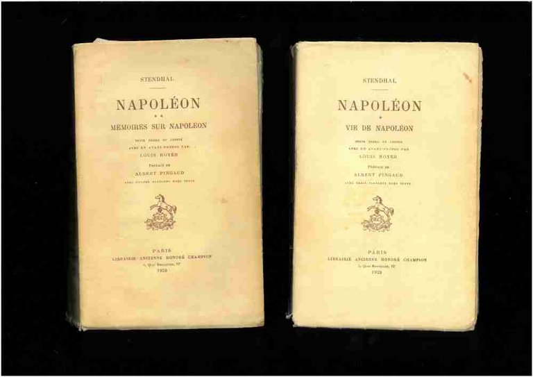 Napoleon. Vol 1: Vie de Napoleon. Vol 2: Mémoires sur …