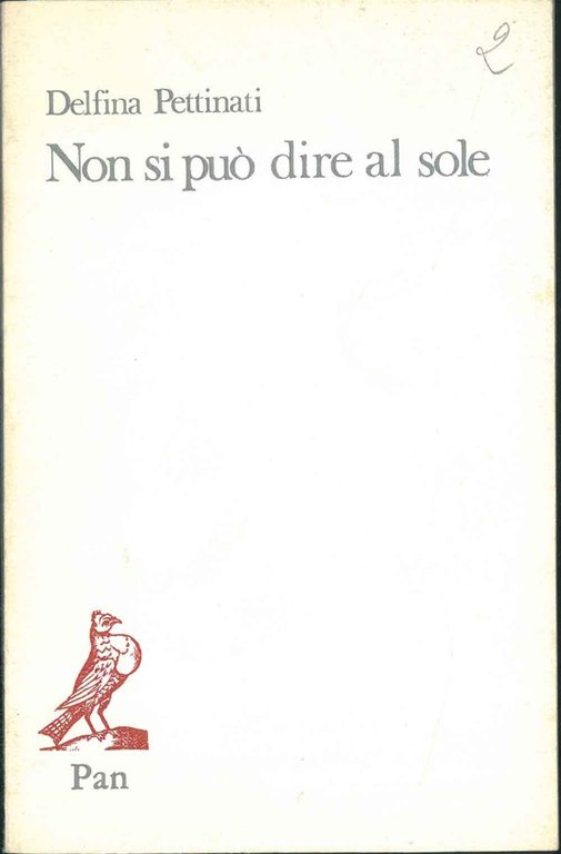 Non si può dire al sole