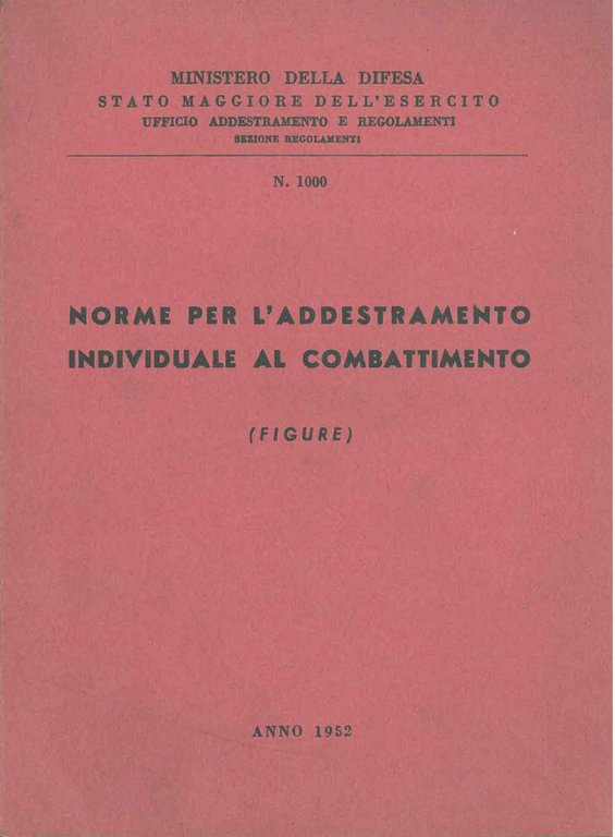 Norme per l'addestramento individuale al combattimento (figure)
