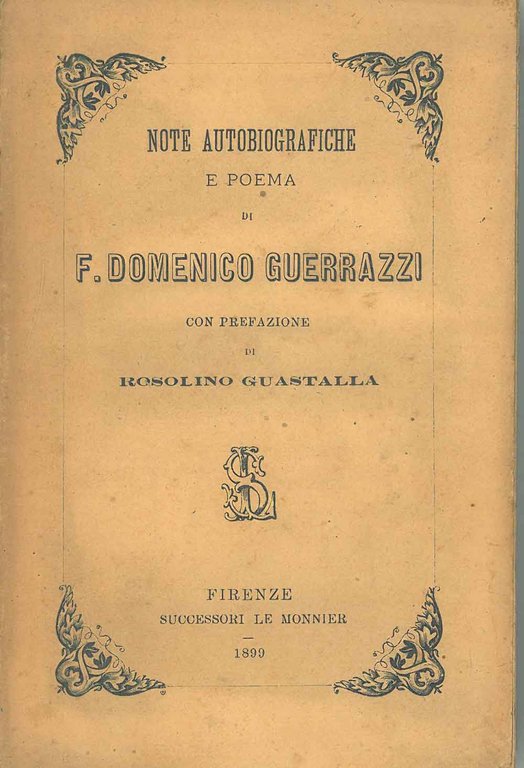 Note autobiografiche e poema di F. Domenico Gerrazzi con prefazione …