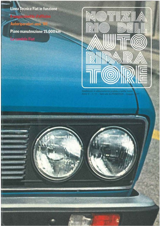 Notiziario dell autoriparatore, Anno V - n° 11 - Speciale …