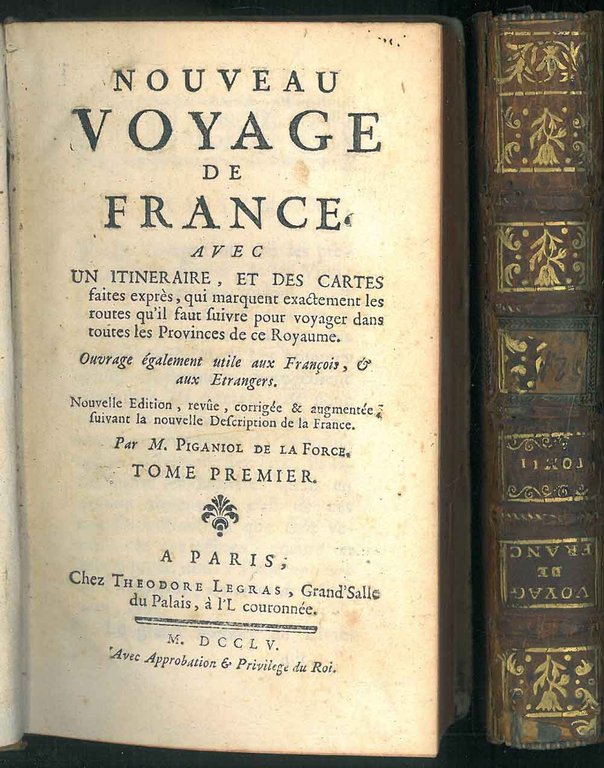 Nouveau voyage de France avec un itineraire, et des cartes …