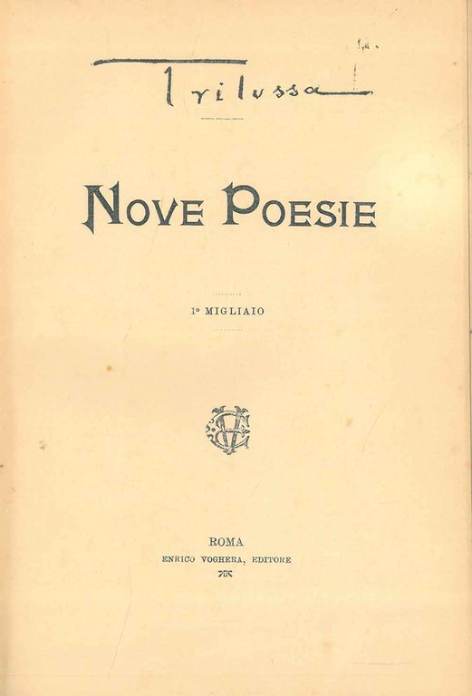 Nove poesie