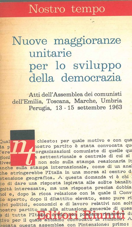 Nuove maggioranze unitarie per lo sviluppo della democrazia. Atti dell'Assemblea … | Immagine Gallery 2