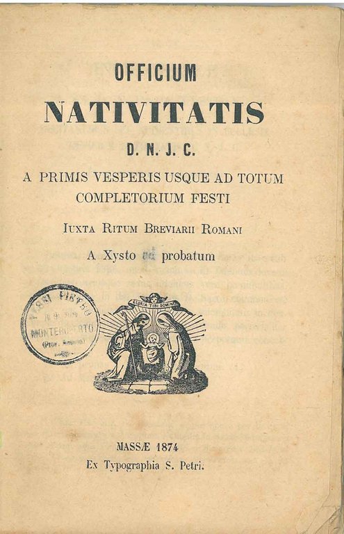 Officum Nativitatis D. N. J. C. a primis vesperis usque …