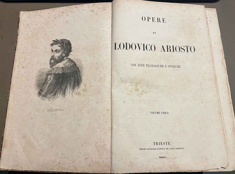 Opere di Lodovico Ariosto con note filologiche e storiche. Volume …