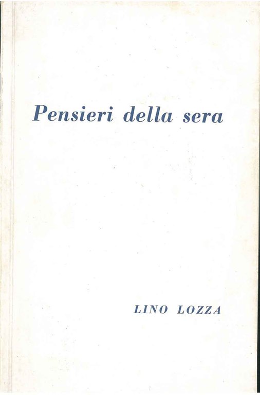 Pensieri della sera