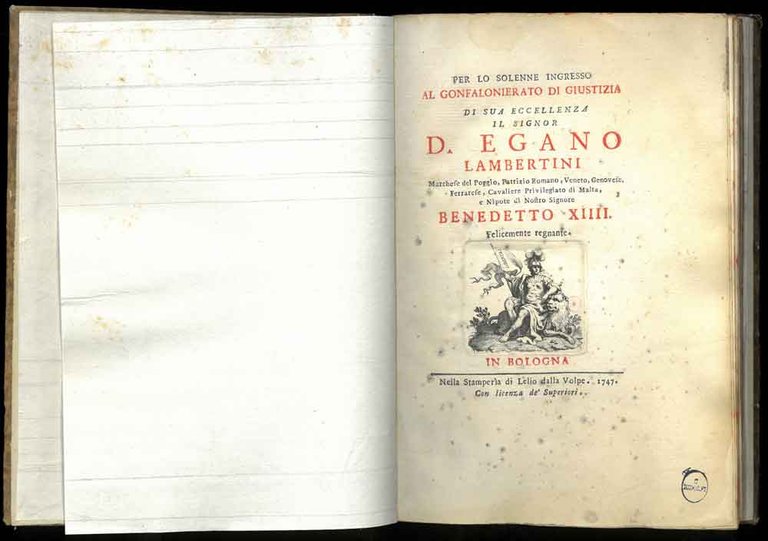 Per lo solenne ingresso al Gonfalonierato di Giustizia si sua …