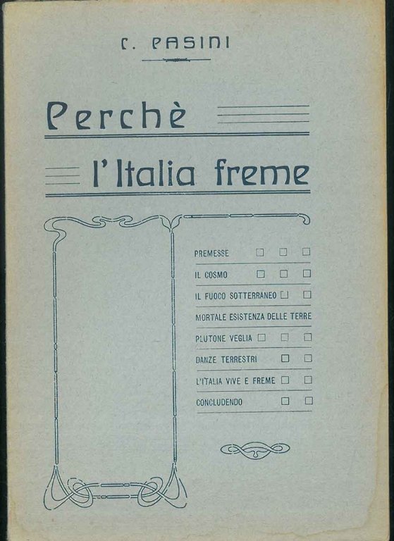 Perchè l'Italia freme.