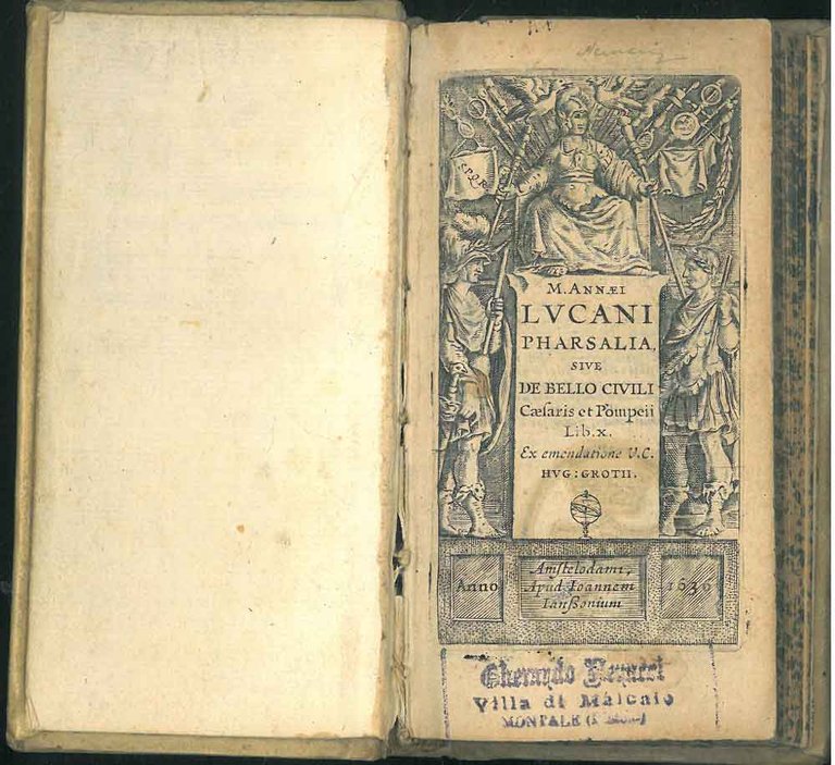 Pharsalia sive de bello civili. Caesaris et Pompei lib. X. …