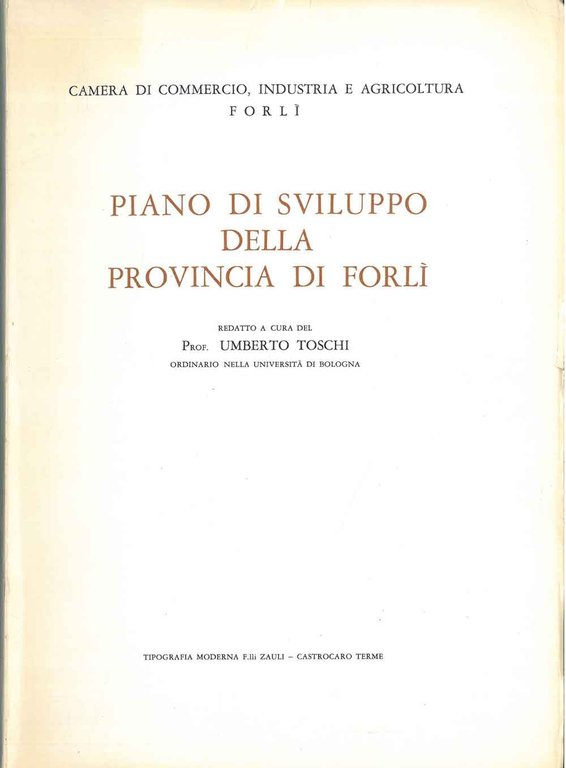 Piano di sviluppo della provincia di Forlì