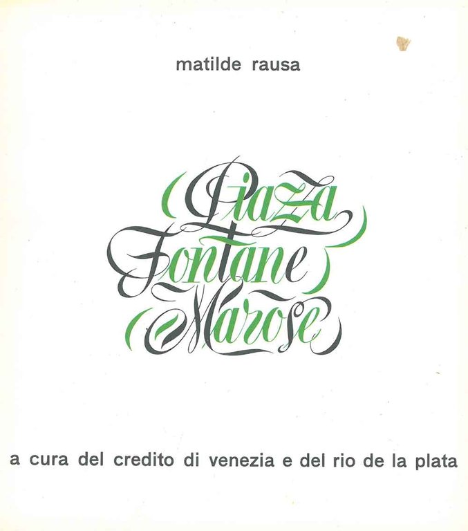 Piazza Fontane Marose