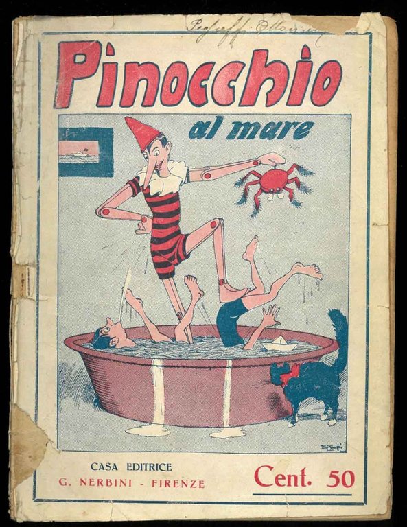 Pinocchio al mare.