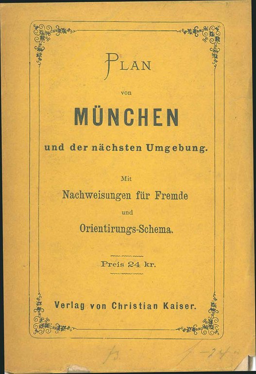 Plan von Munchen und der nachsten Umgebung mit Nachweisungen fur …