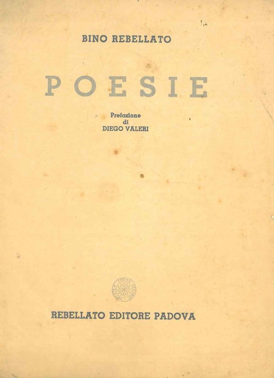Poesie Prefazione di D. Valeri
