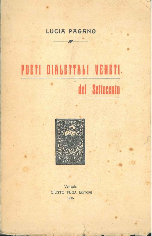 Poeti dialettali veneti del Settecento