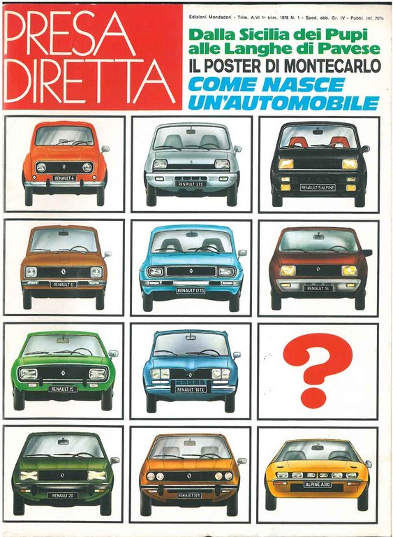 Presa diretta, n. 1, 1978, anno 6°