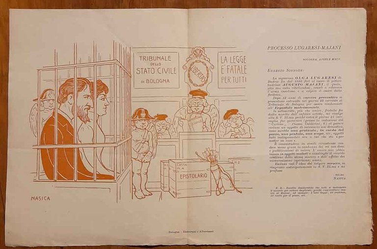 Processo Lugaresi-Majani (partecipazione di nozze di Nasica)