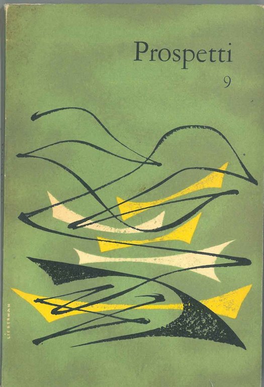 Prospetti, letteratura, arte, musica; numero 9/1954