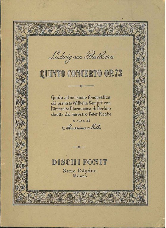 Quinto concerto Op. 73