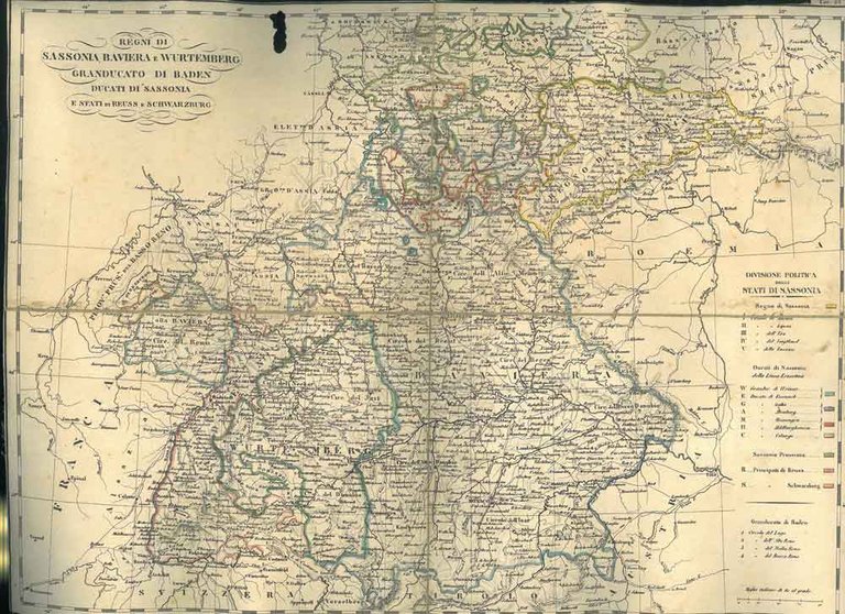 Regni di Sassonia, Baviera e Wurtemberg, Granducato di Baden, Ducati …