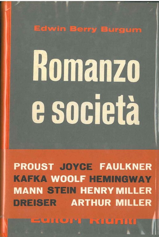 Romanzo e società. Introduzione di G. Corsini