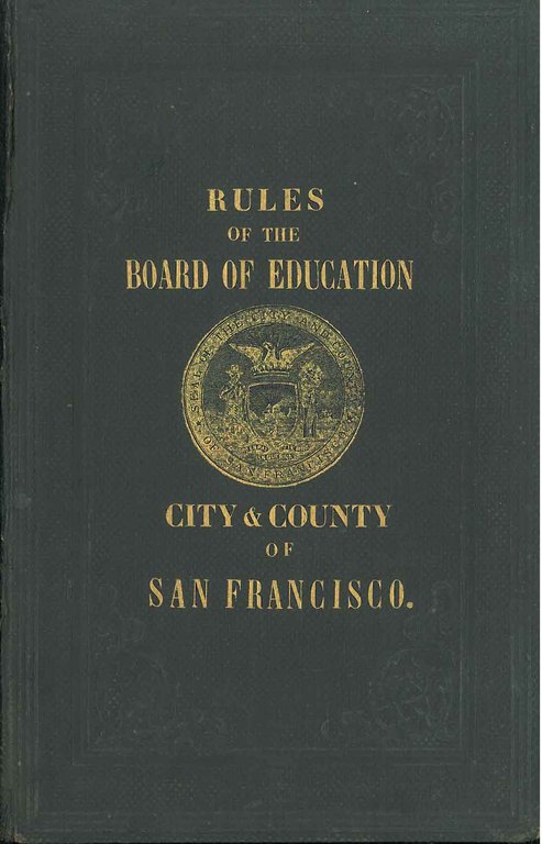 Rules of the board of education, and regulations of the …
