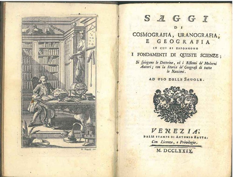 Saggi di cosmografia, uranografia, e geografia in cui si espongono …