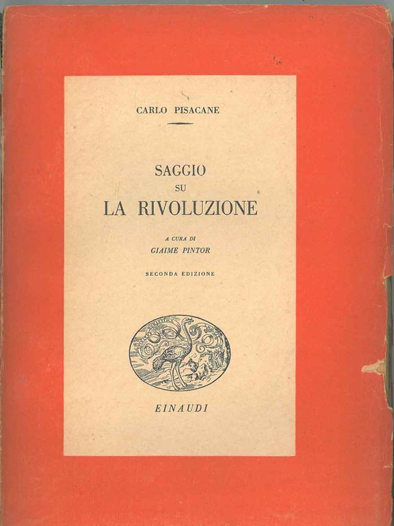 Saggio su la rivoluzione a cura di G. Pintor. Seconda …