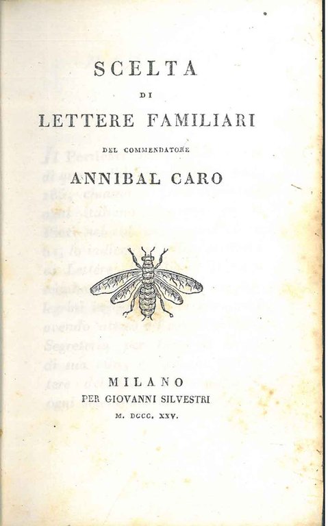 Scelta di lettere familiari del Commendatore Annibal Caro