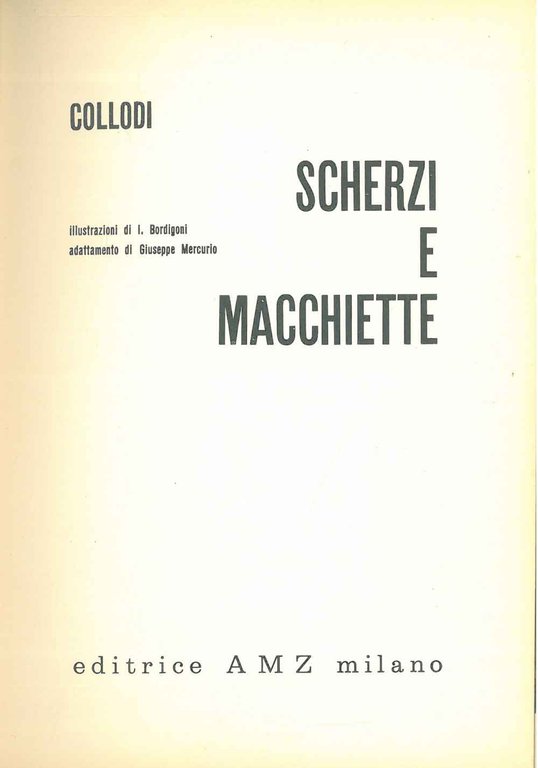 Scherzi e macchiette