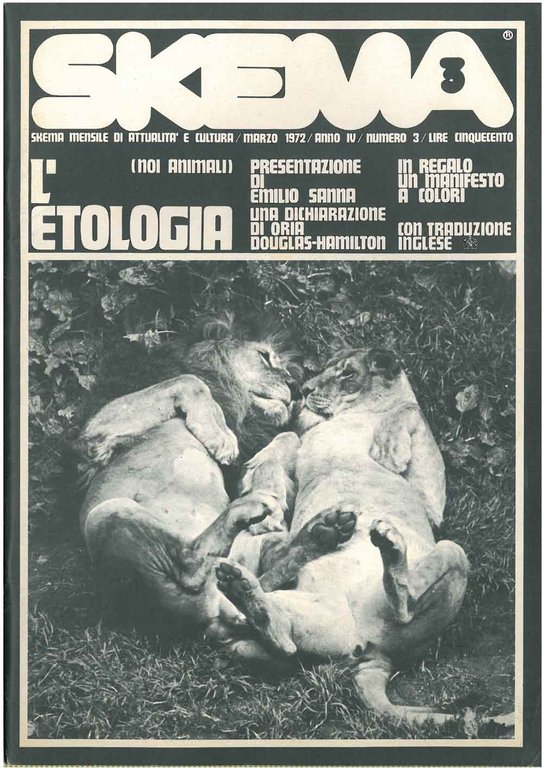 Skema mensile di attualità e cultura. Marzo 1972, Anno IV …