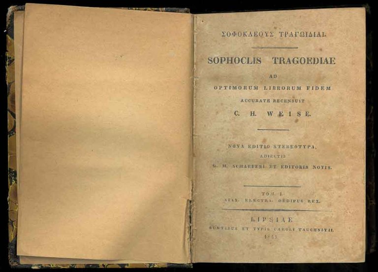 Sophoclis Tragoediae ad optimorum librorum fidem.
