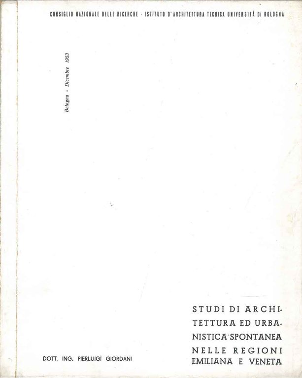 Studi di architettura e urbanistica spontanea nelle regioni emiliana e …