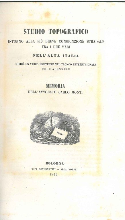 Studio topografico intorno alla più breve congiunzione stradale fra i …