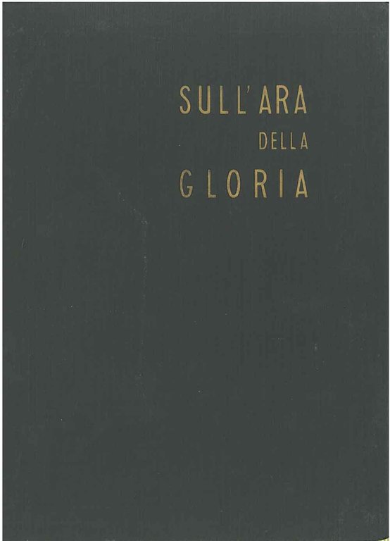 Sull'ara della gloria