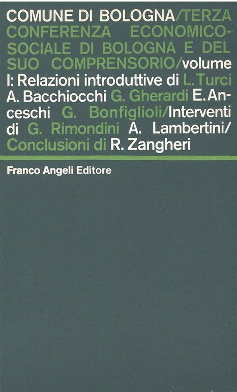 Terza conferenza economico - sociale di Bologna e del suo …