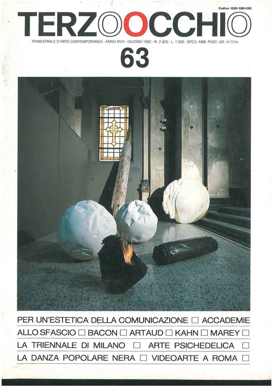 Terzoocchio, Trimestrale d'arte contemporanea. Anno 18, n. 2, (63), giugno …