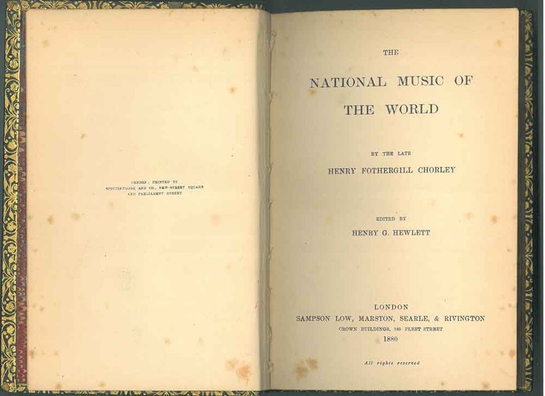 The National music of the World by the late Henry …