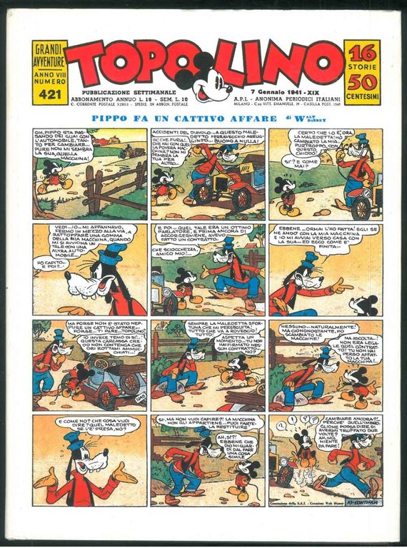 Topolino 1941-1. Grandi ristampe