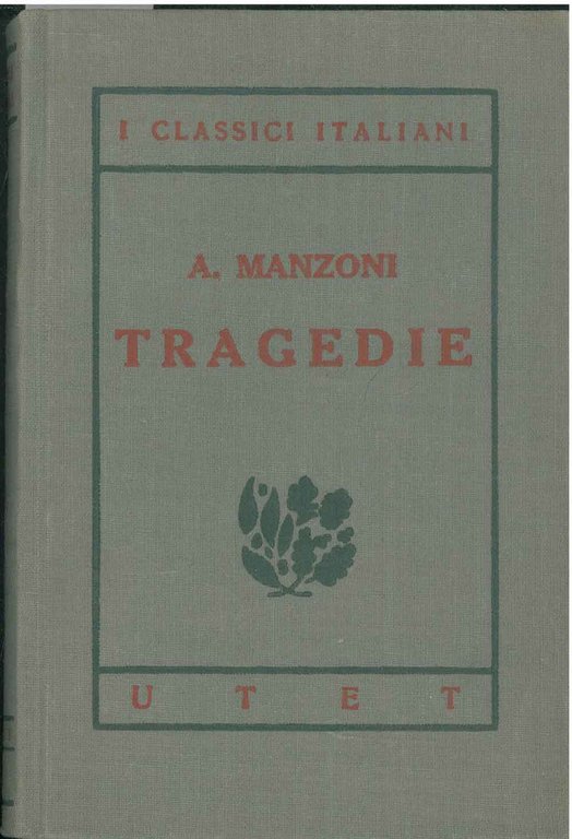 Tragedie Introduzione e note di P. Egidi