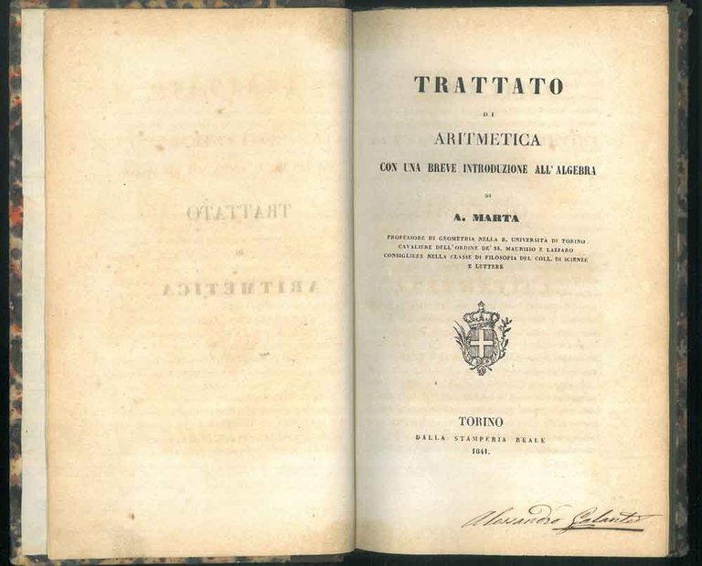 Trattato di aritmetica con una breve introduzione all'algebra.