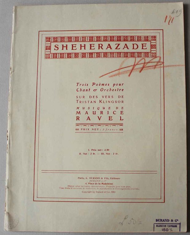 Trois poemes pour chant et orchestre sur des vers de …