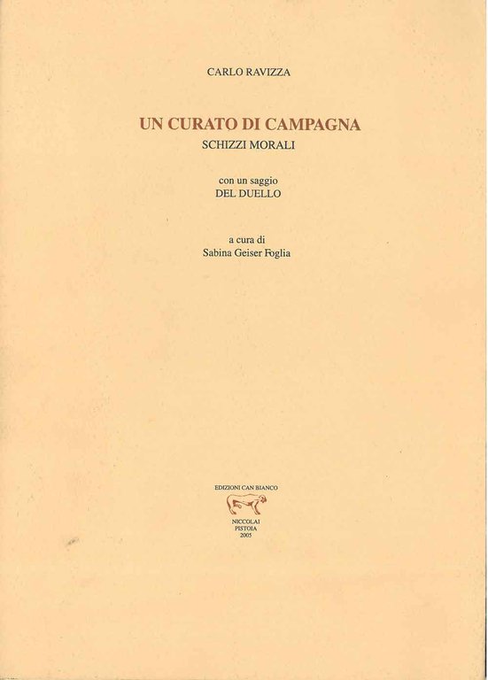 Un curato di campagna. Schizzi morali. Con un saggio del …