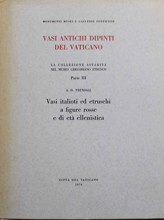 Vasi antichi dipinti del Vaticano. La collezione Astarita nel Museo …