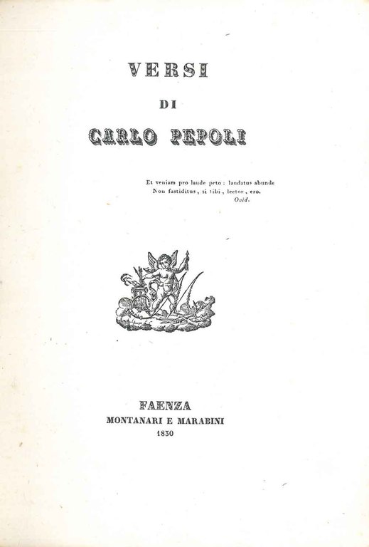 Versi di Carlo Pepoli