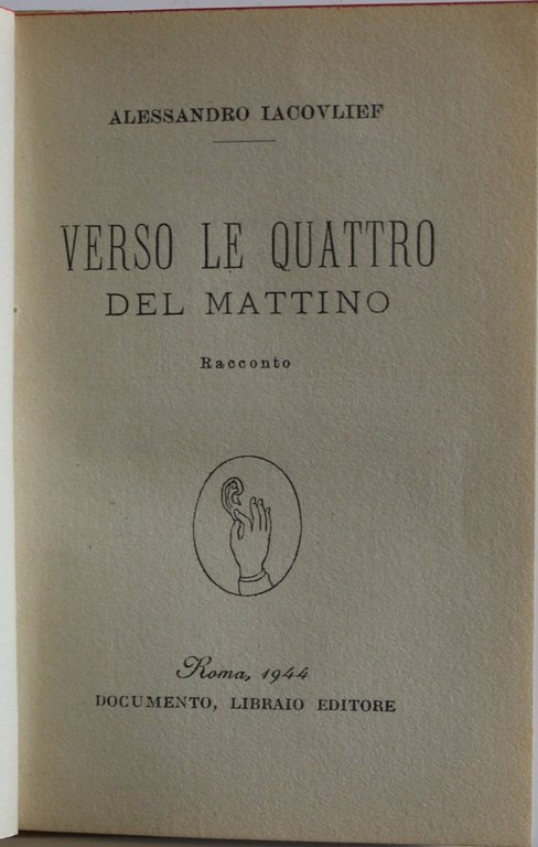 Verso le quattro del mattino