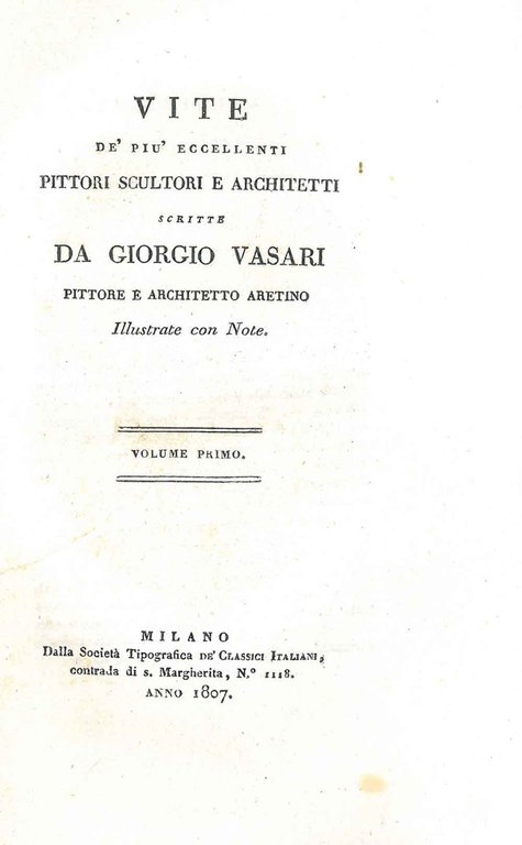 Vite de' più eccellenti pittori scultori e architetti. illustrato con …