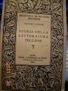 STORIA DELLA LETTERATURA INGLESE