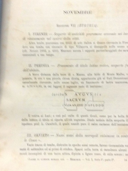 1893 notizie scavi novembre 1893 ATTI ACCADEMIA DEI LINCEI